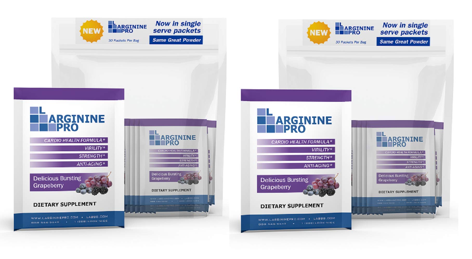 L-ARGININE PRO bottle front showing high-potency nitric oxide support