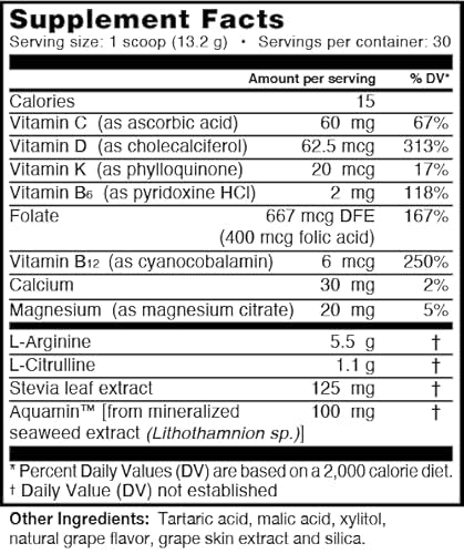 L-Arginine Pro measuring spoon showing precise serving size.
