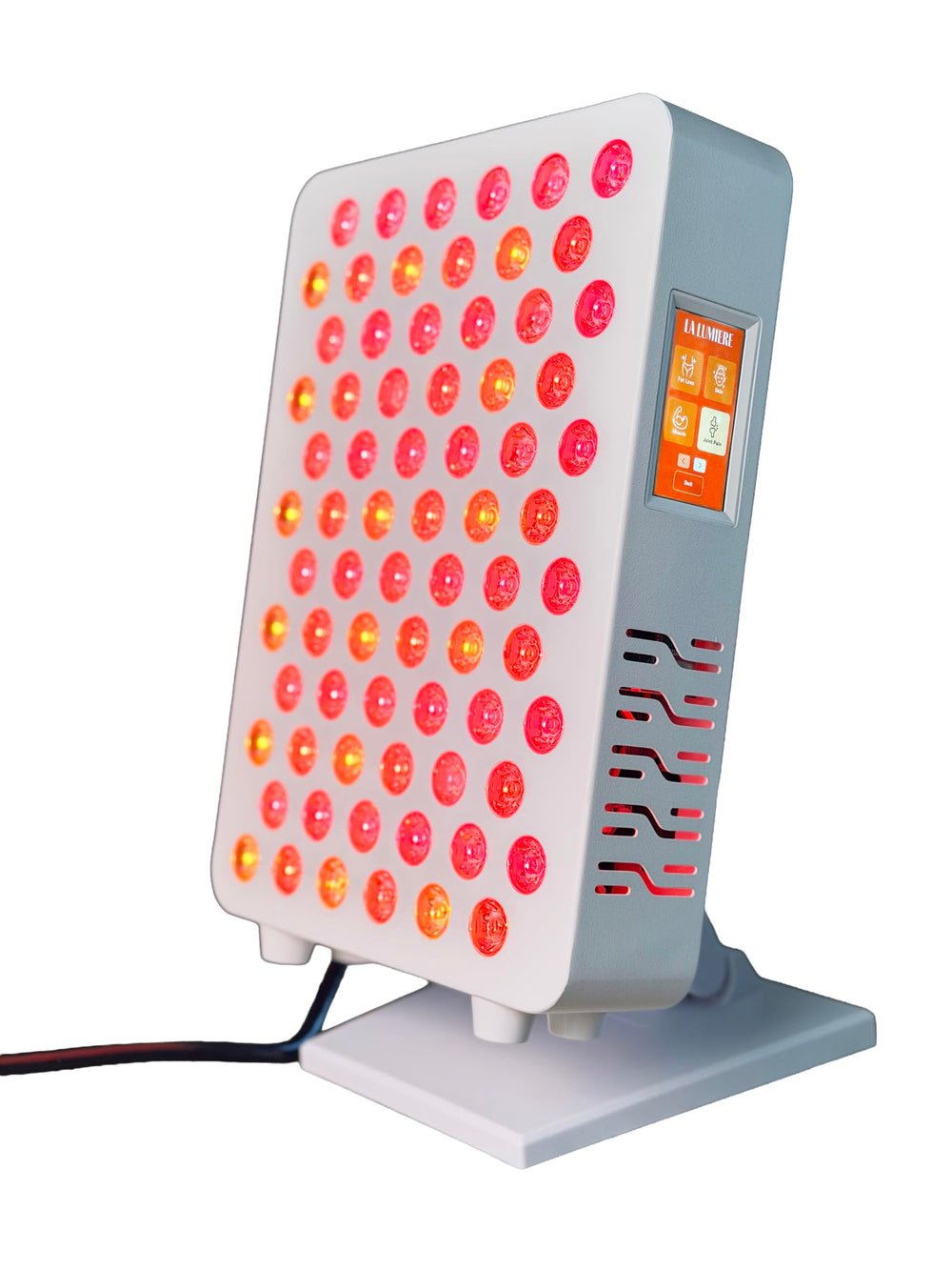 La Lumiere Therapy red light panel front view for at-home skin and body benefits.