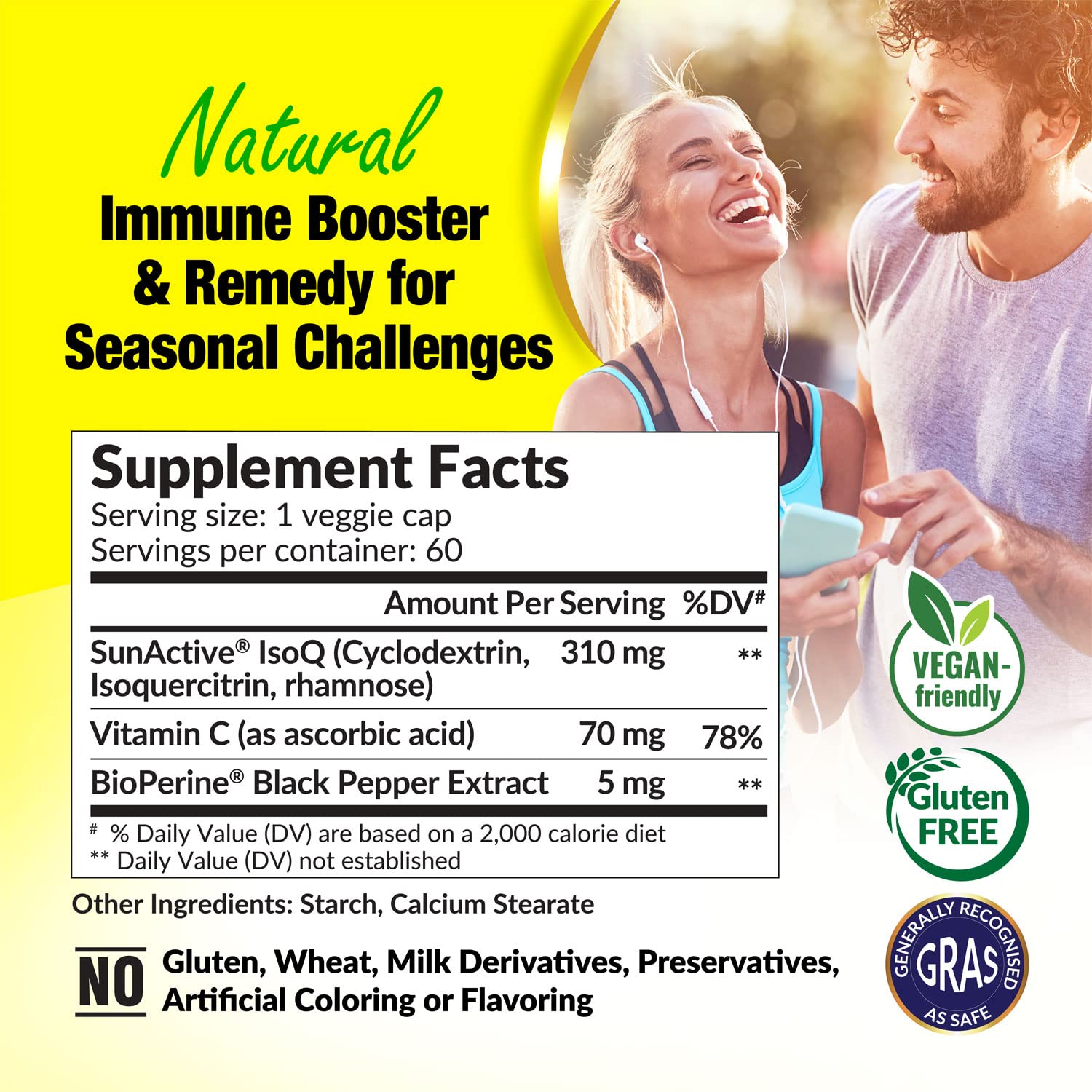 LABO Nutrition Quercetin product in-use setting for seasonal wellness