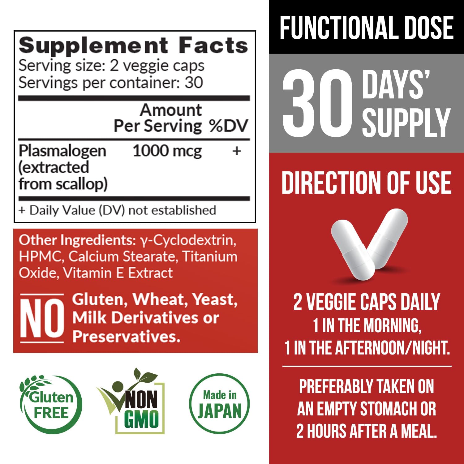 LABO Nutrition NeuroREGAIN capsules close-up illustrating easy daily dosing for focus
