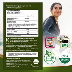 LABO Nutrition Organic Certifications USDA EU seal on package.