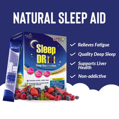LABO Nutrition Sleep DR label close-up highlighting natural ingredients.