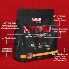 Labrada Hydro 100 shaker-mix demonstrates instant blending for on-the-go protein.