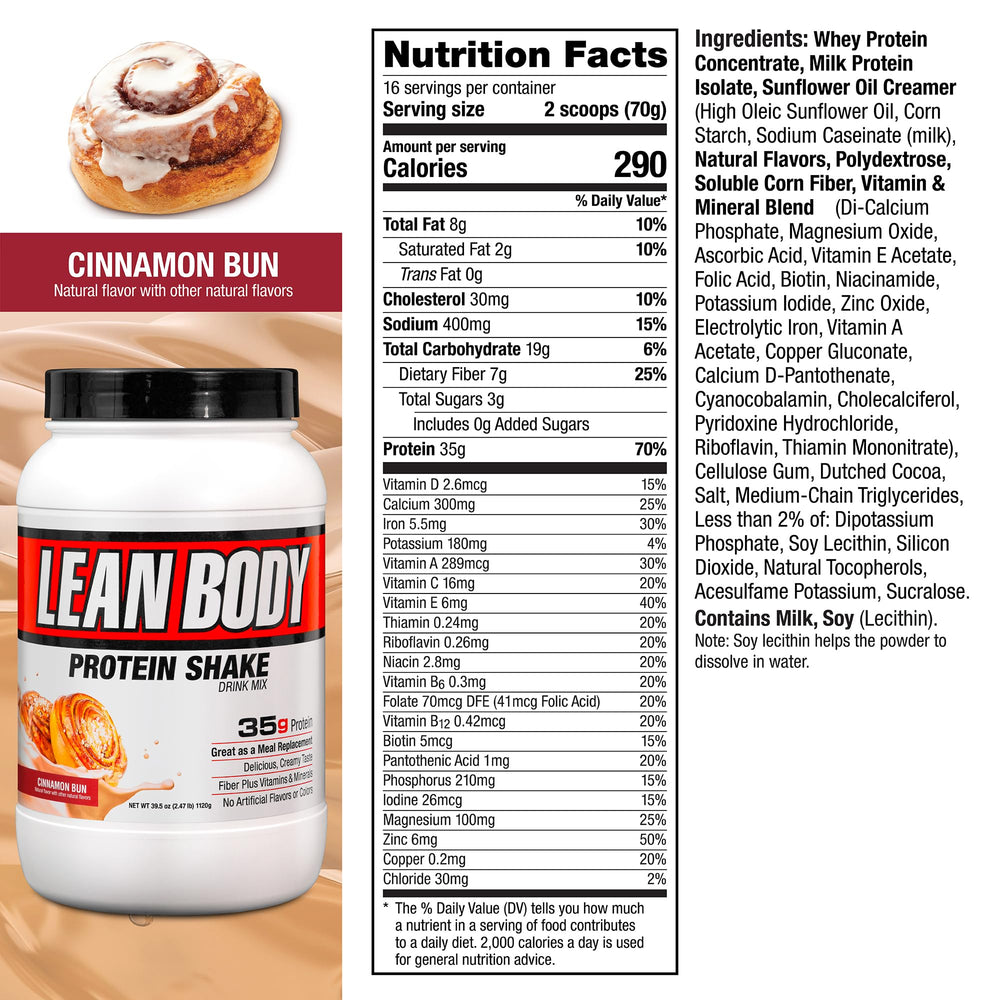 Labrada Lean Body ready-to-drink shake on kitchen counter for convenient nutrition