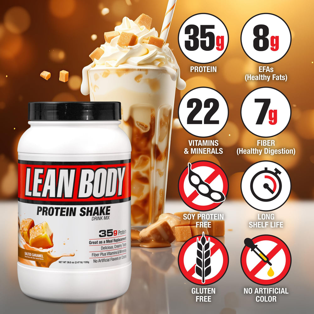Scoop of Labrada Lean Body powder ready to pour