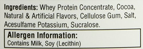 Labrada Lean Body Premium Whey Chocolate reseal cap demonstrates freshness.