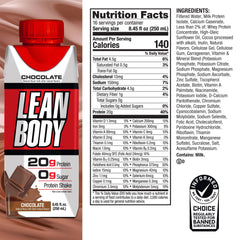 Labrada Lean Body RTD creamy chocolate shake