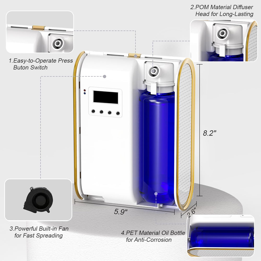 Lacidoll replaceable atomizer for simple maintenance