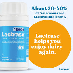 Lactrase lab-tested quality seal for purity and safety.