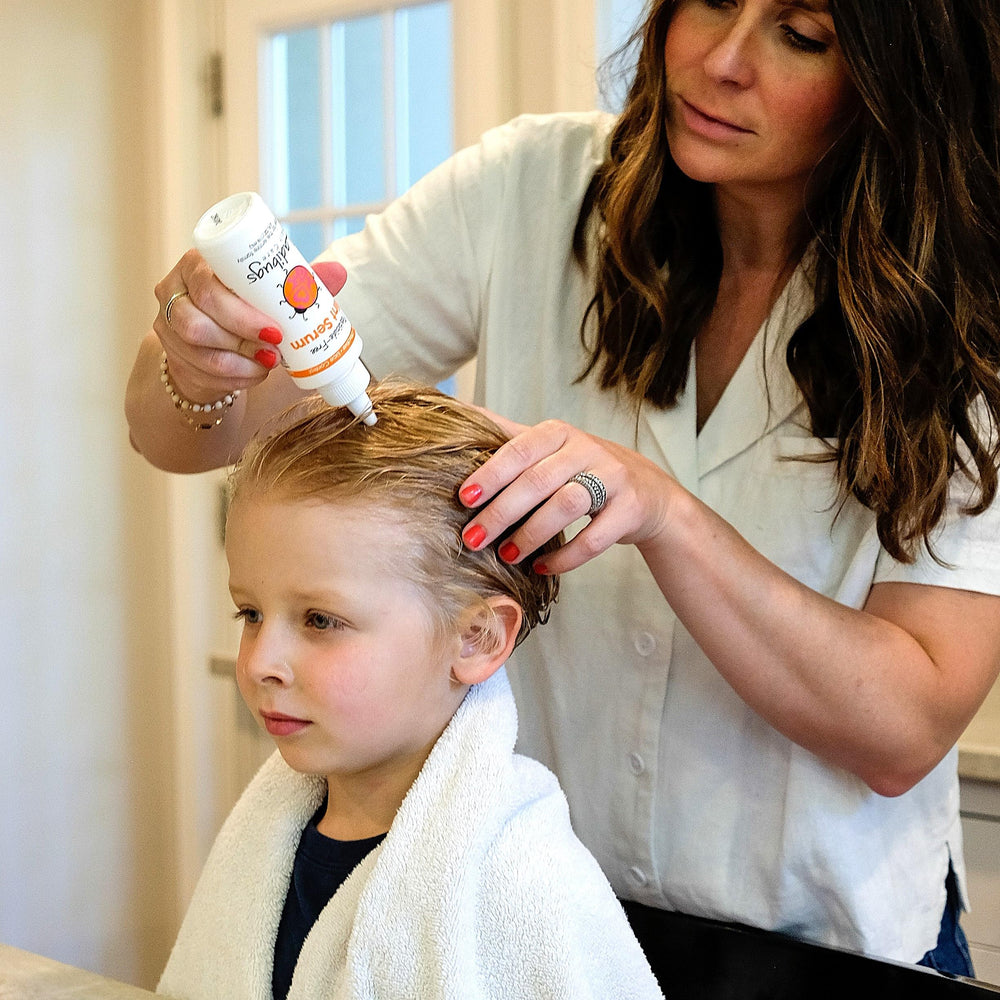 Family using LADIBUGS kit at home