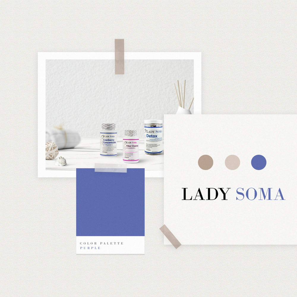 Person holding Lady Soma Candida Complex tablets representing daily care