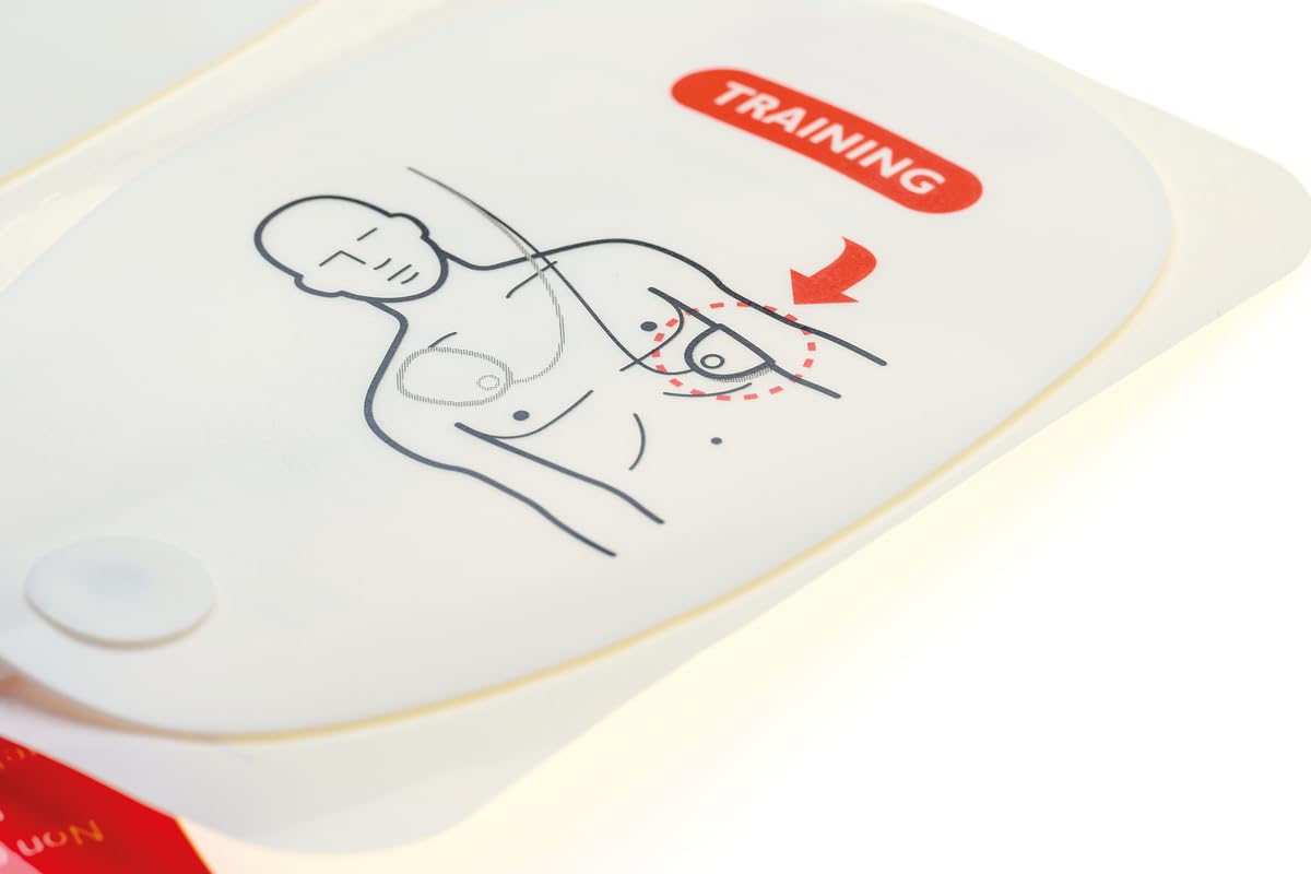 Laerdal AED Trainer Pads designed to leave no residue on surfaces.