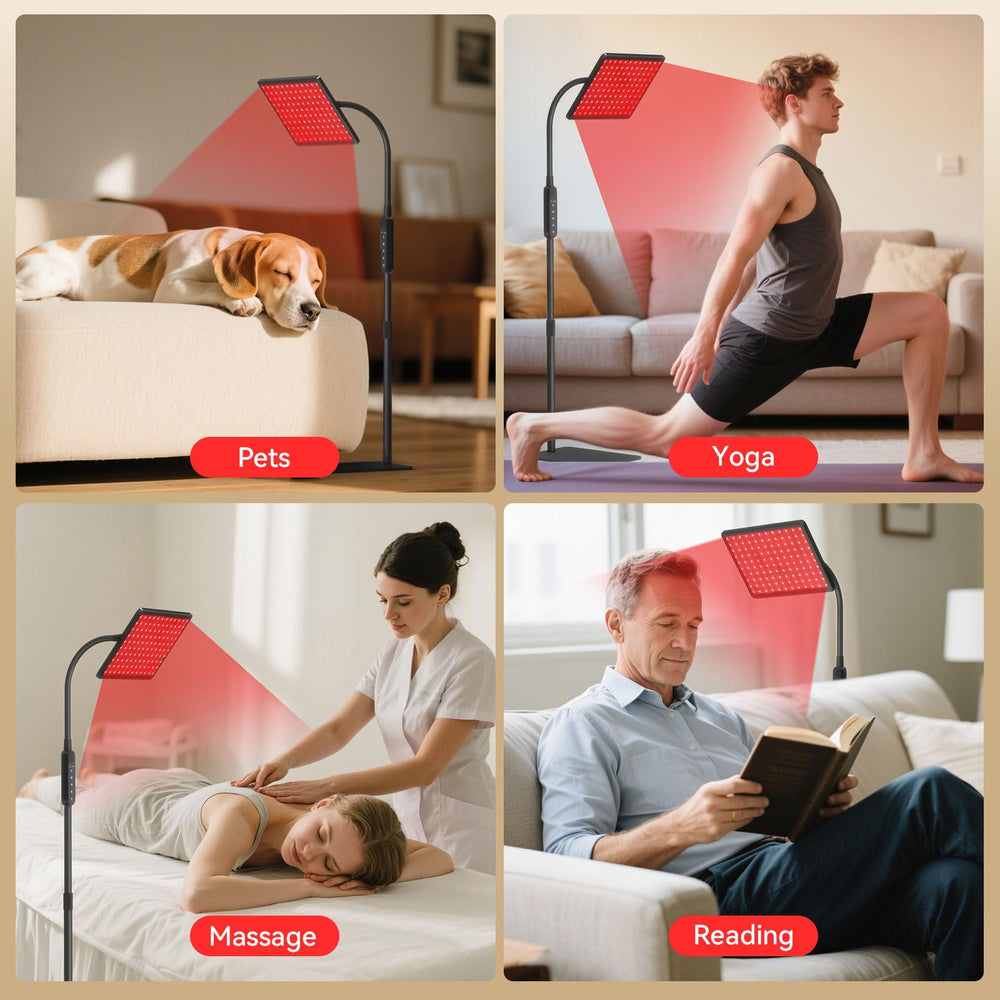 LAFCARE gooseneck enables precise targeting during sessions.