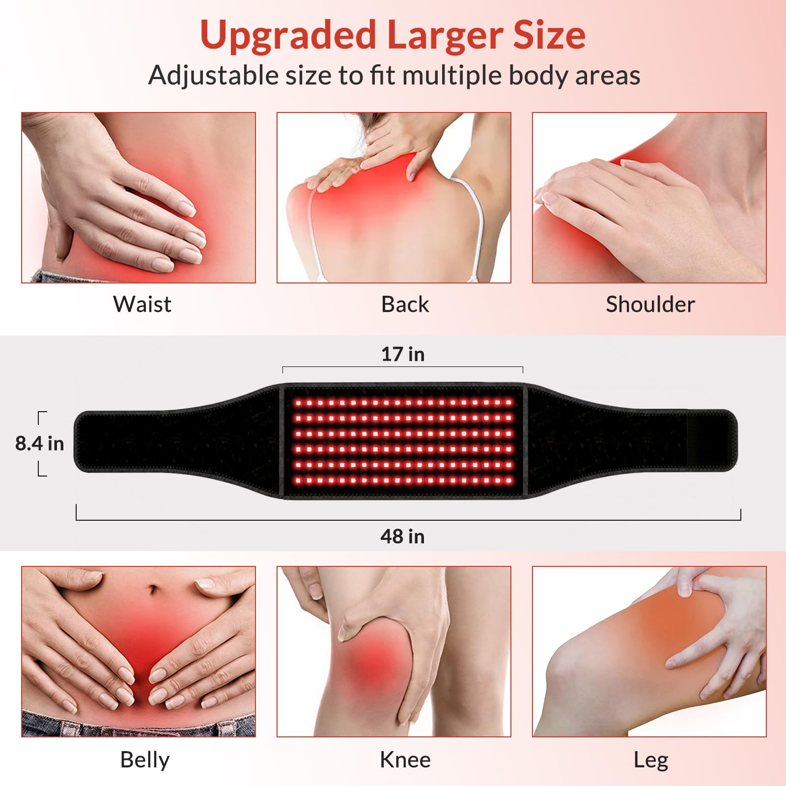 LAFCARE red light belt supports daily wellness anywhere.