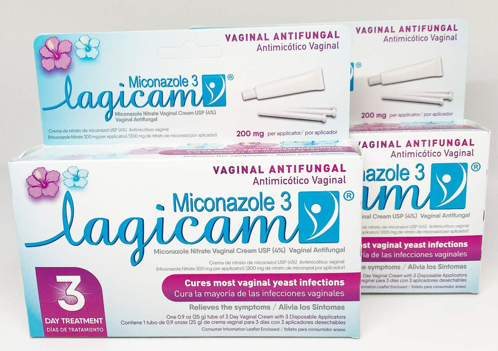 LAGICAM V antifungal cream applicator close-up for precise application.