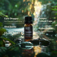 Lagunamoon orange essential oil bottle adds warmth to diffusers and humidifiers.