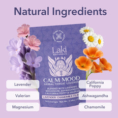 Laki Naturals lozenge with magnesium hinting at brain-friendly support.