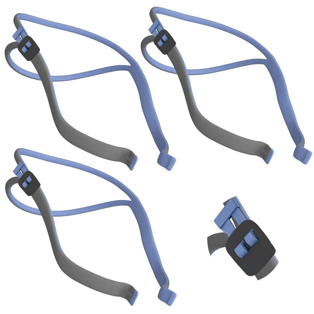 LALASTAR Airfit P10 headgear with secure buckle enabling quick adjustments.