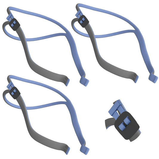 LALASTAR Airfit P10 headgear with secure buckle enabling quick adjustments.