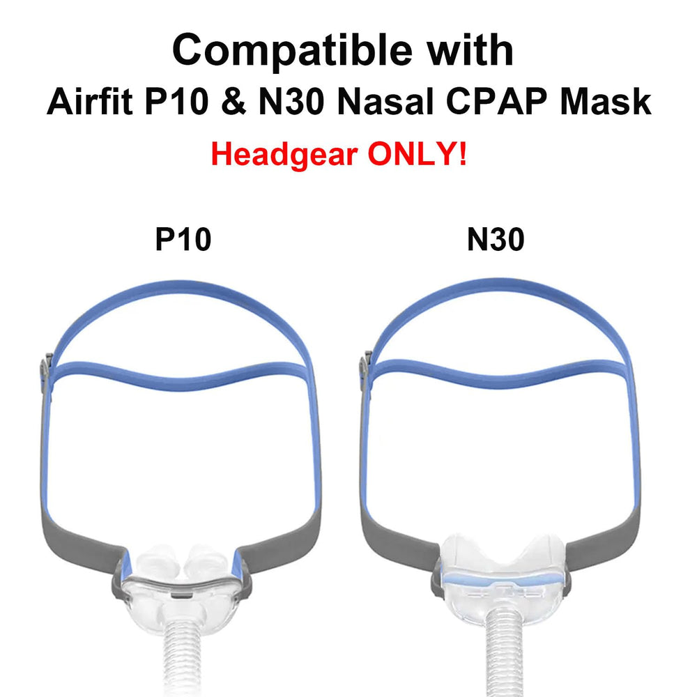 LALASTAR soft nylon headgear for AirFit P10 provides breathable comfort.