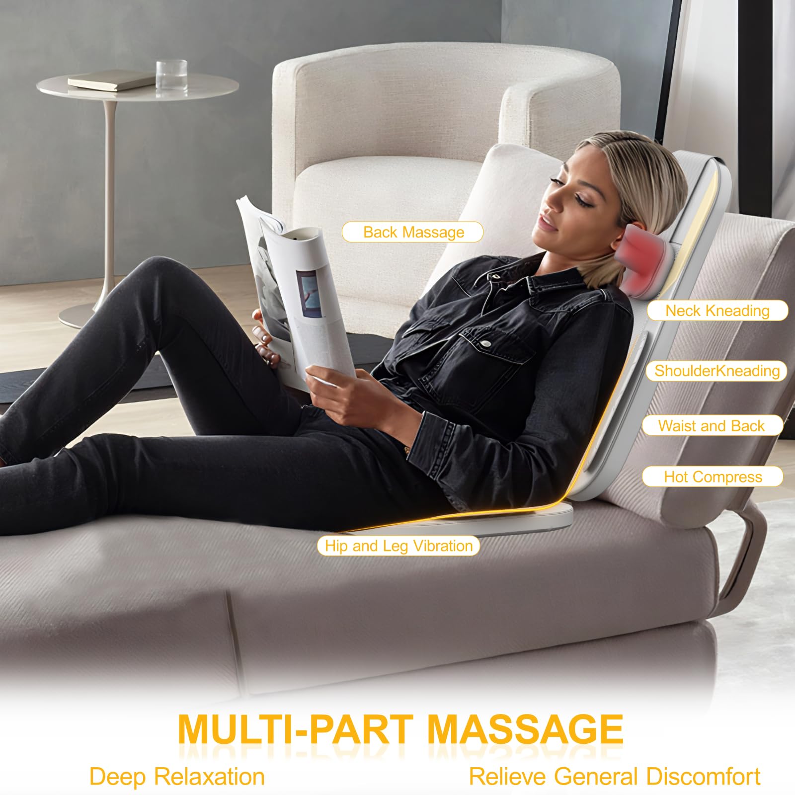 LAMATILOVE five massage modes for versatile back coverage