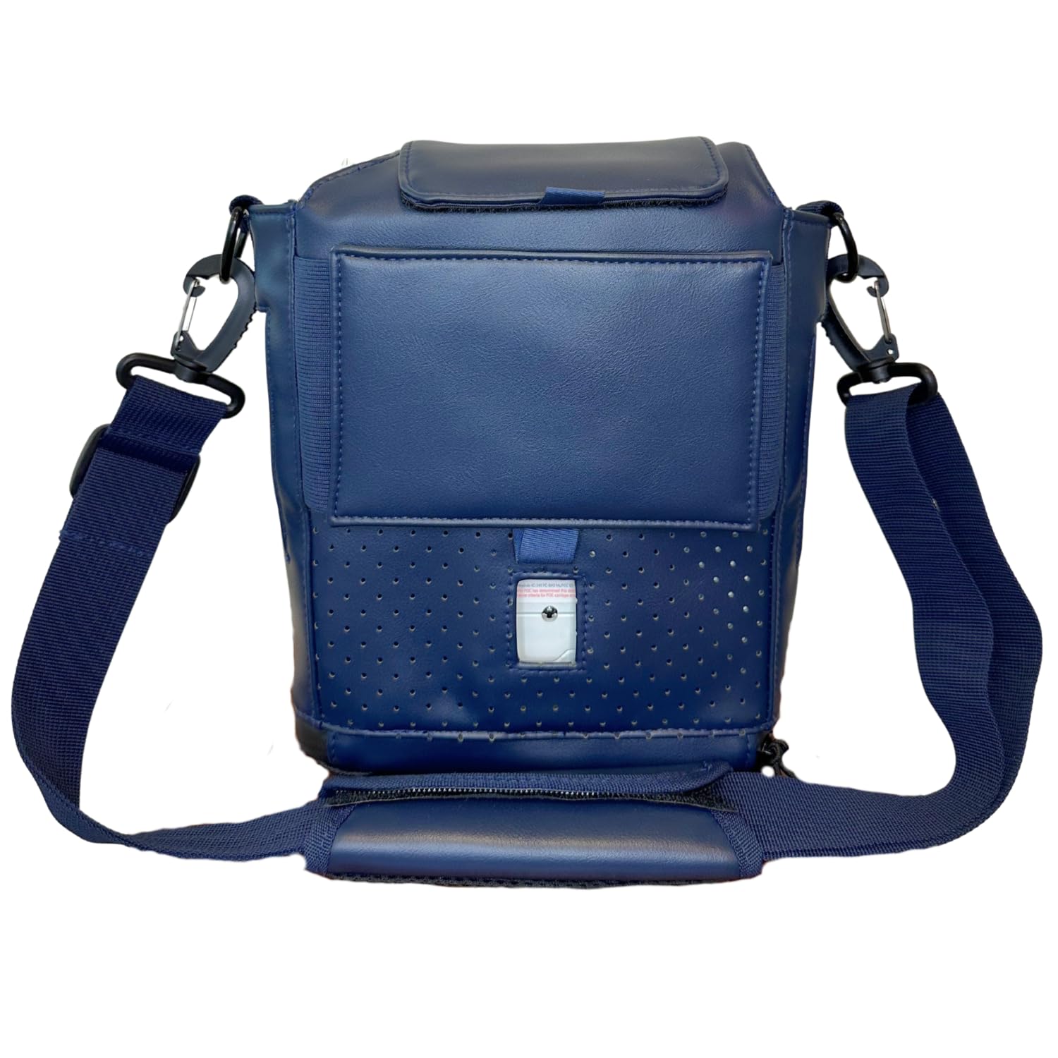 Lamed bag supports BA-516 double battery for extended sessions.