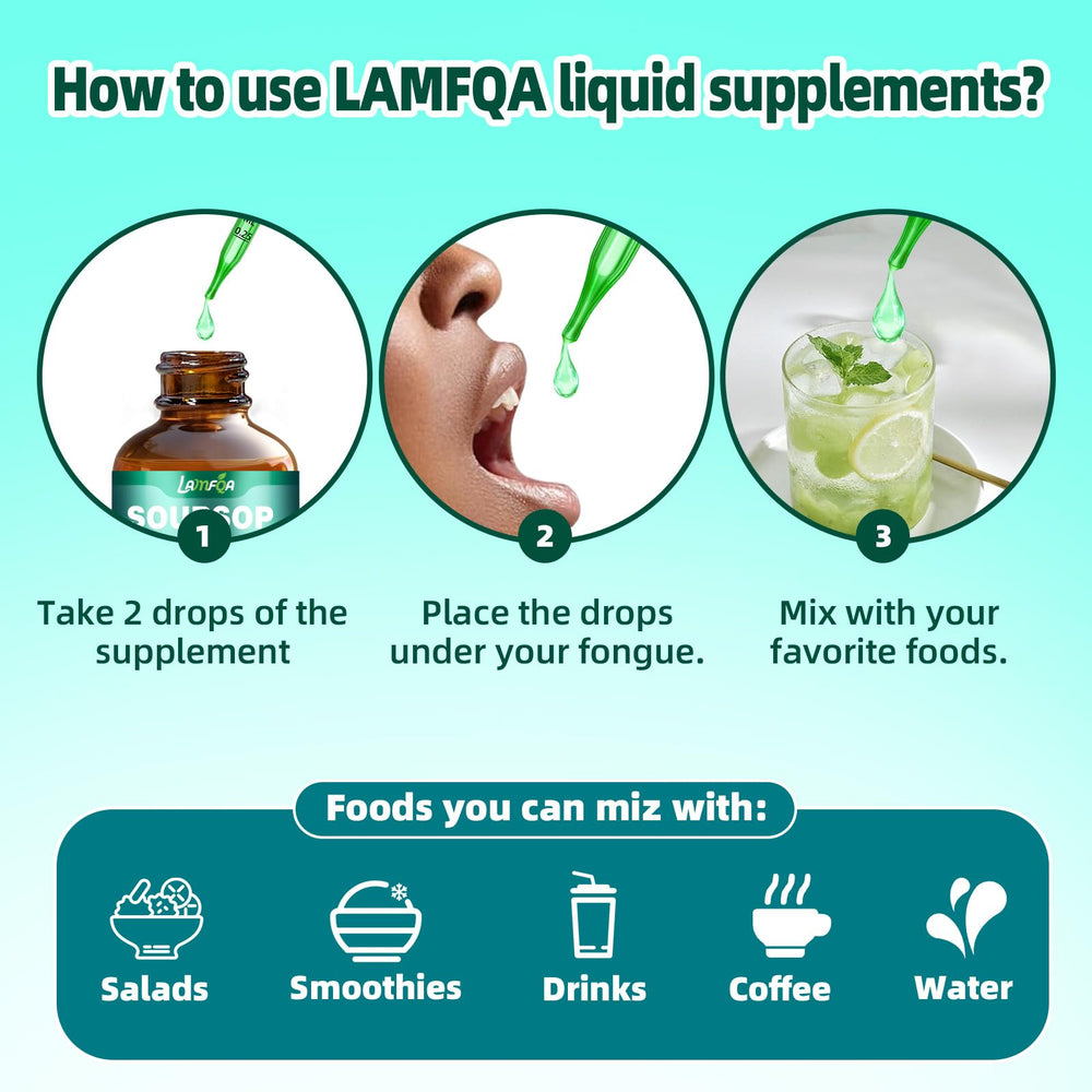 LAMFQA Soursop Bitters Gotu Kola for daily wellness