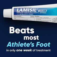 Lamisil brand label on packaging conveys trusted antifungal care