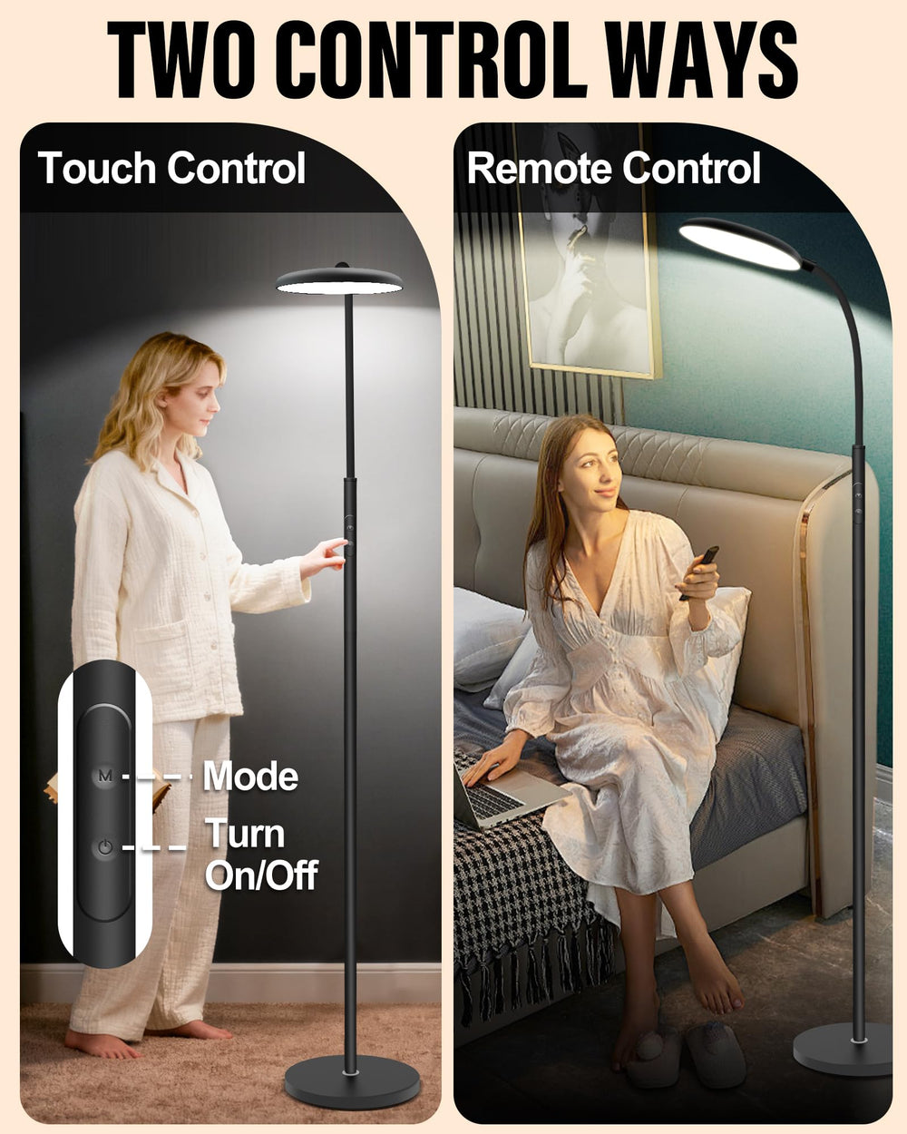 LanAqua lamp 360° gooseneck for precise positioning