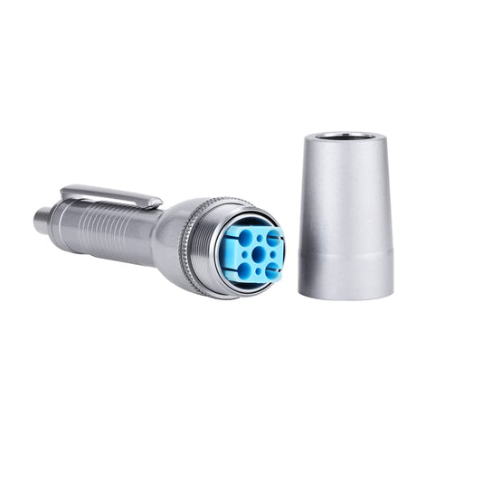 LANBO five-pin lancing device viewed from the front for easy at-home testing