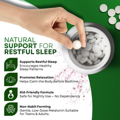 Dosed before bed with Landau chewables for simpler nightly use.
