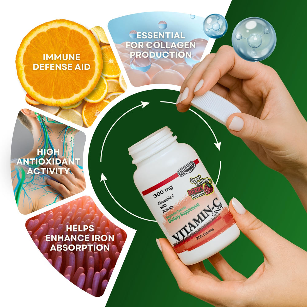 LANDAU vitamin C candy with acerola supports flavorful daily routines