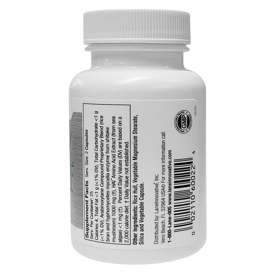 Lane Innovative Noxylane 4 label closeup featuring arabinoxylane and HAI ingredients.