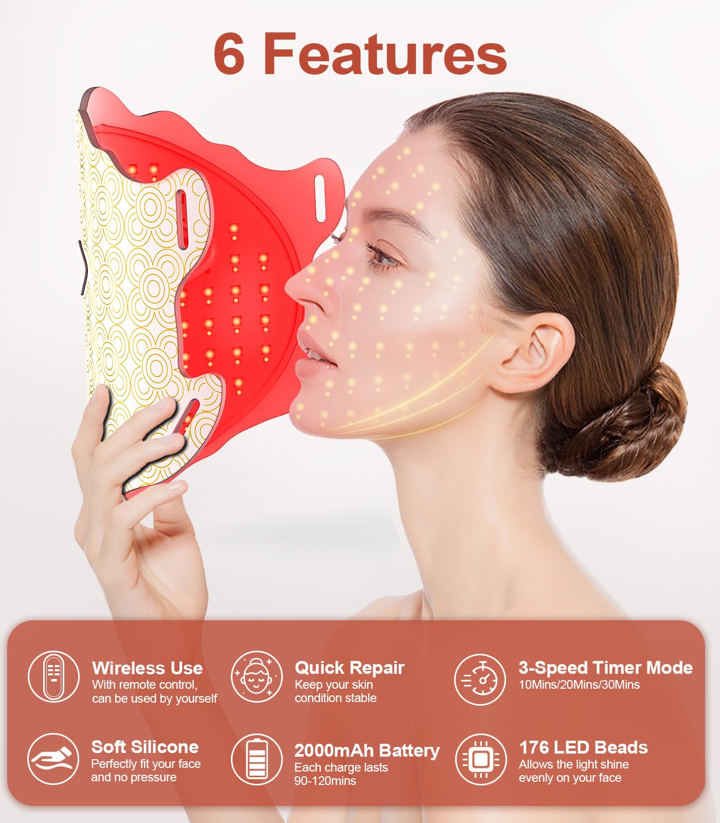 Lanieney mask portable silicone design designed for relaxed use at home
