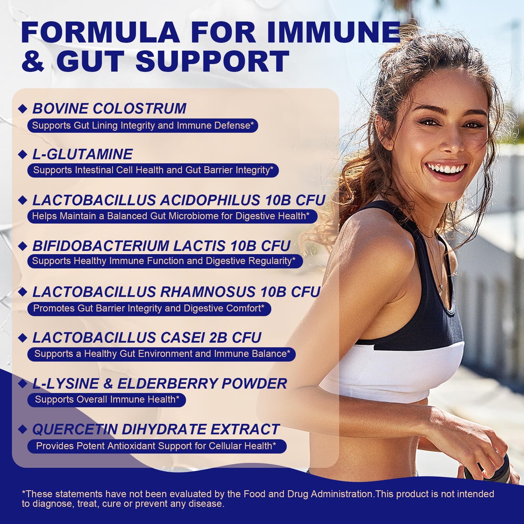 Close-up of collagen types I, II, III for joint and skin support