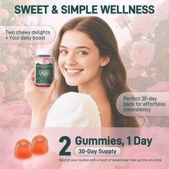 LanranBee feminine balance bottle on a clean vanity