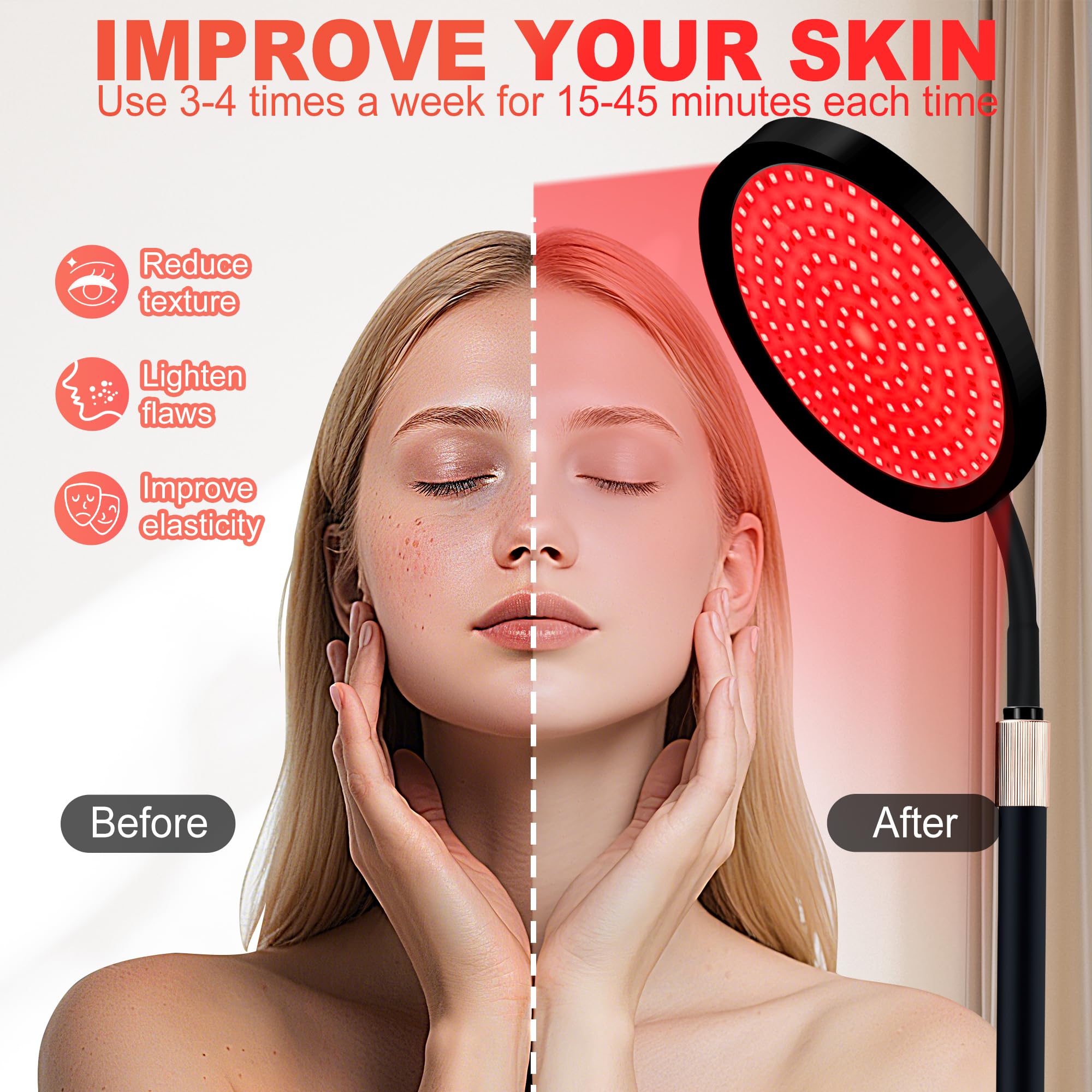 LanSuper 850nm near-infrared light emission for deeper tissue reach.