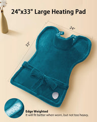 LANVA edge-weighted design keeps safe, steady warmth during use.