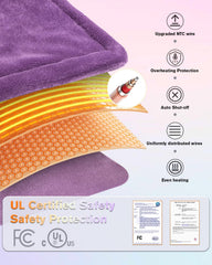 LANVA heating pad UL-certified construction ensures safety and reliability