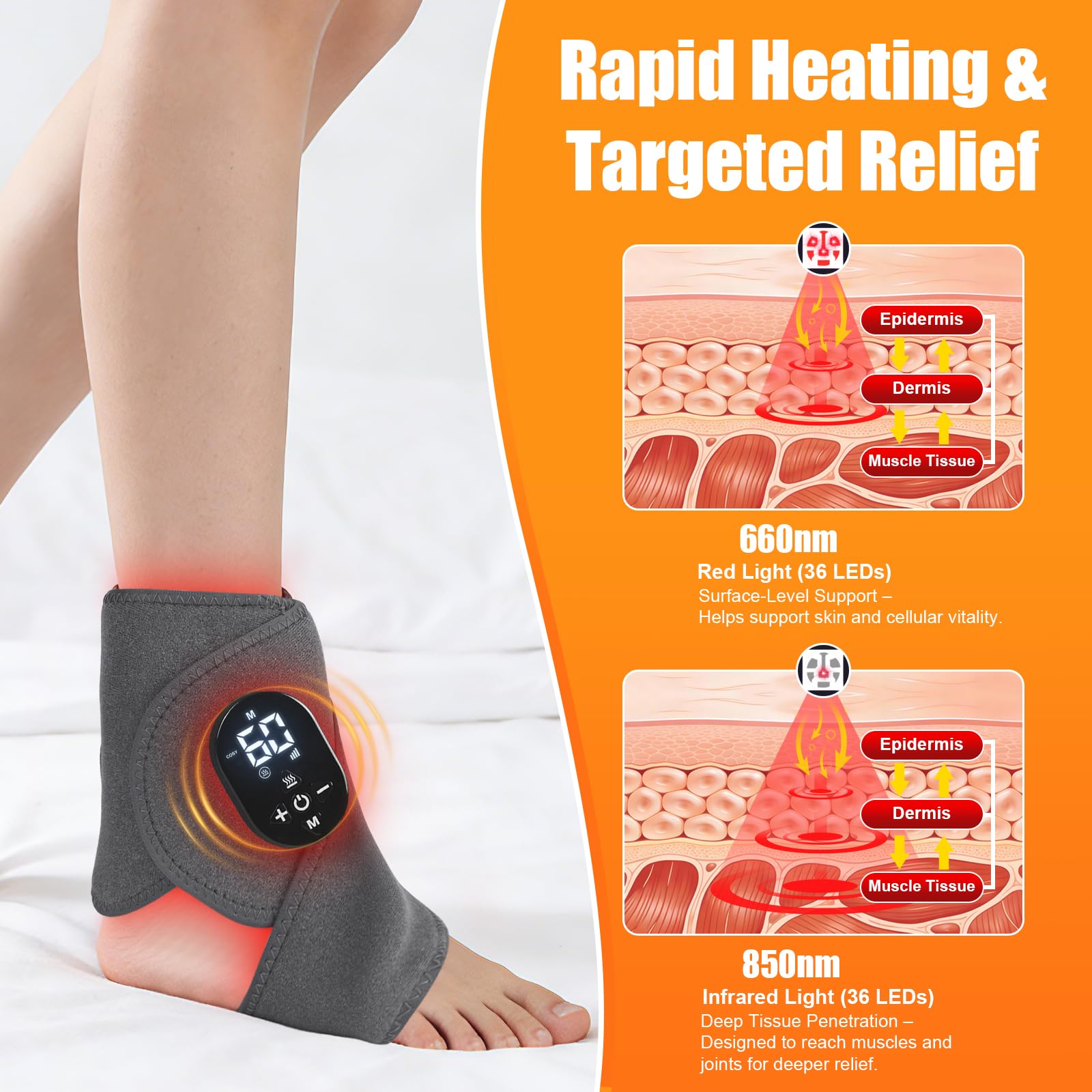 Laokiiy 2000mAh battery enables 90+ minutes of cordless use.