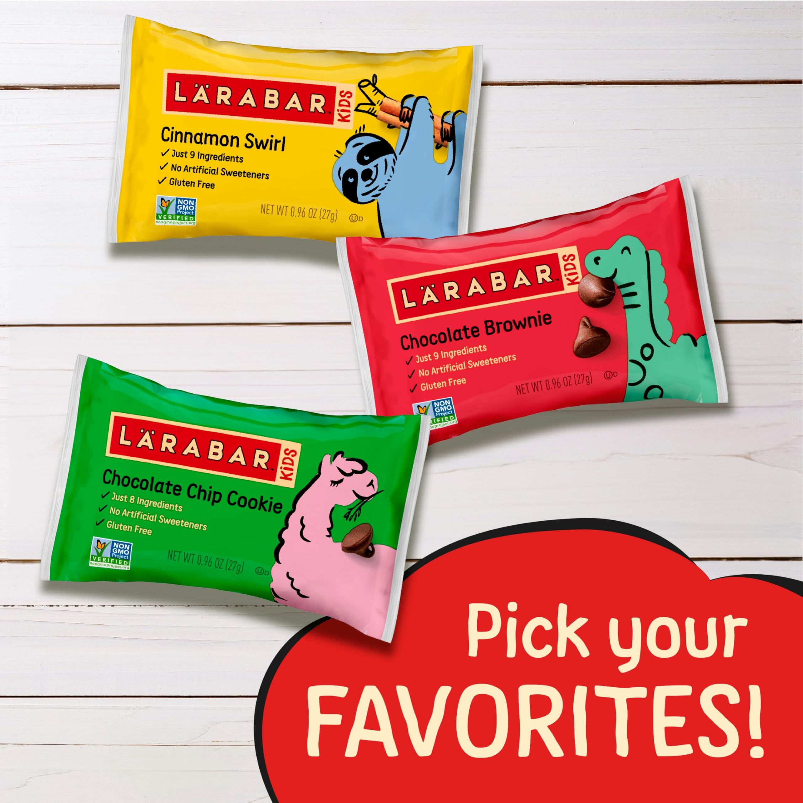 Larabar Kids Bakes Cinnamon Swirl travels safely in backpack for adventures.