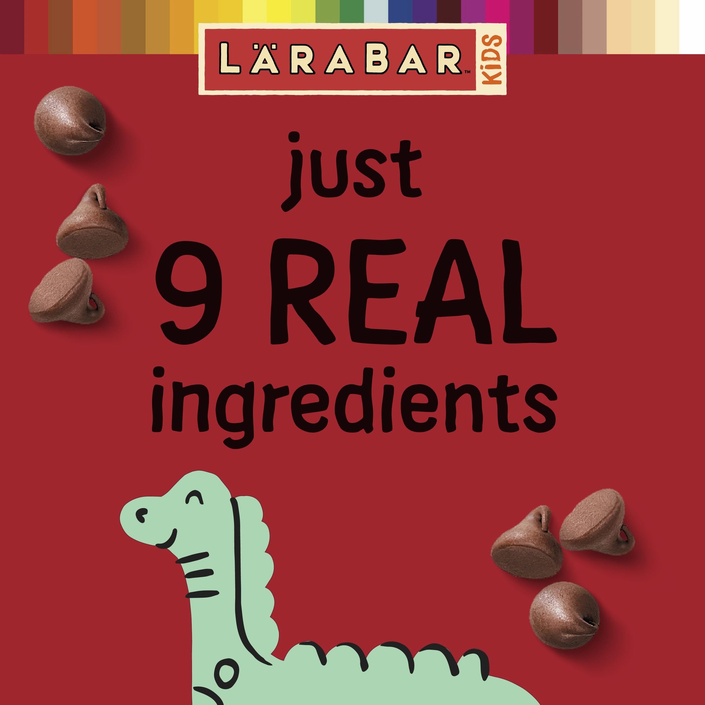 Larabar Kids Bakes gluten-free label indicates gluten-free status.