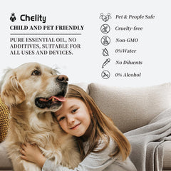 Larsweryar Dream On Diffuser Oil label emphasizes eco-friendly design for homes with pets.