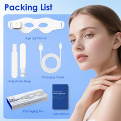 LaseLocks eye mask is easy to clean and store between uses.