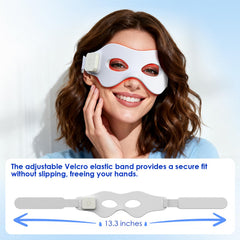 LaseLocks eye mask offers one-touch control for quick start to sessions.