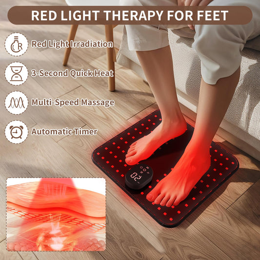 LaseLocks foot mat displaying 8 modes for customizable foot comfort.