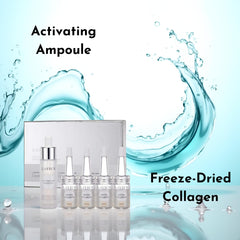 Lavien Collagen Ampoule application on face and neck