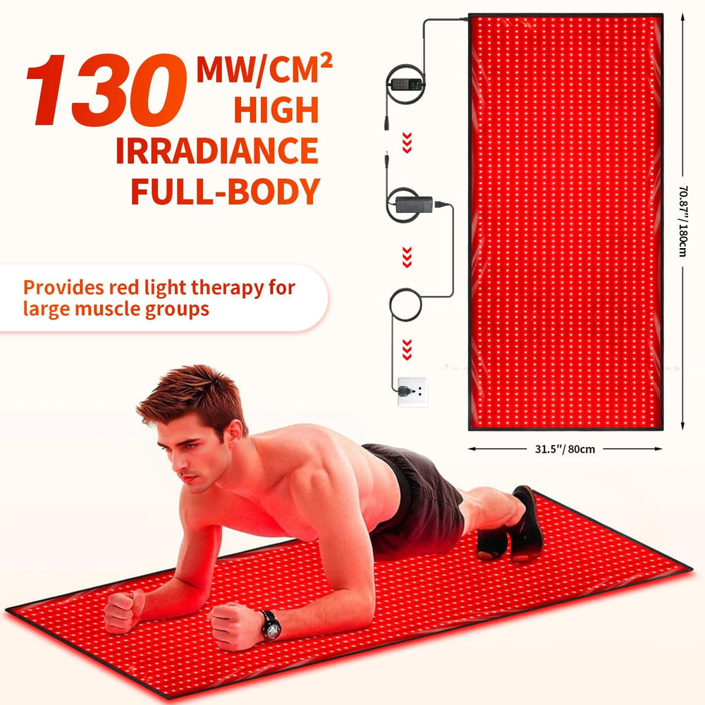 Lawind red light therapy mat goggles included illustrate safe at-home use