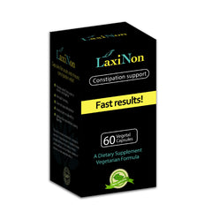 Laxinon herbal blend label emphasizing digestion support.